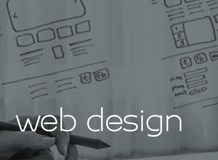 button to access web design portfolio section